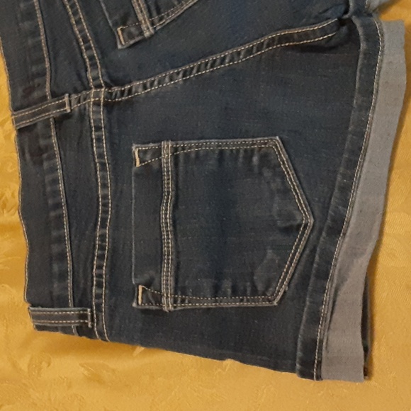 EUNINA JEANS USA BEAUTIFUL SHORT JEANS STRETCH Size S WOMENS Color Blue - Picture 8 of 10